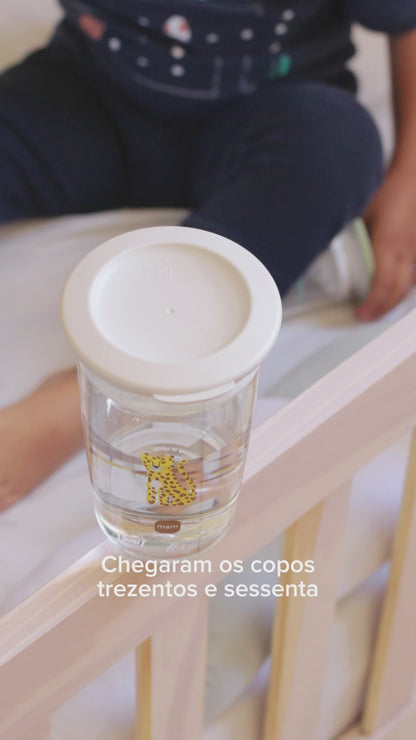 Copo de Transição 360° MAM Fácil de Beber 290ml 8+ Meses Com Tampa Lilás