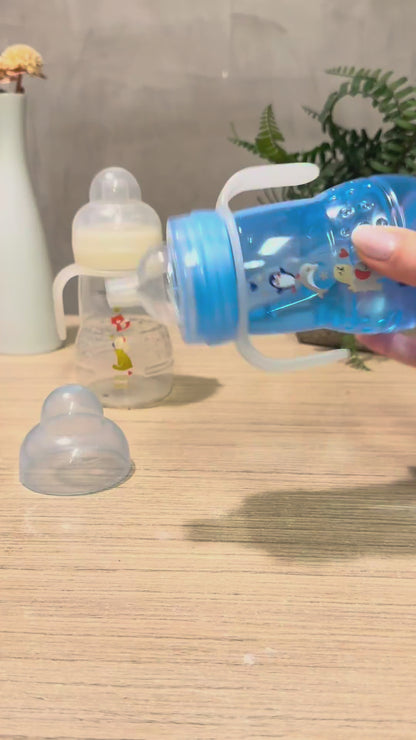 Copo de Transição MAM Trainer+ Night 220ml Brilha no Escuro 4+ Meses Neutro